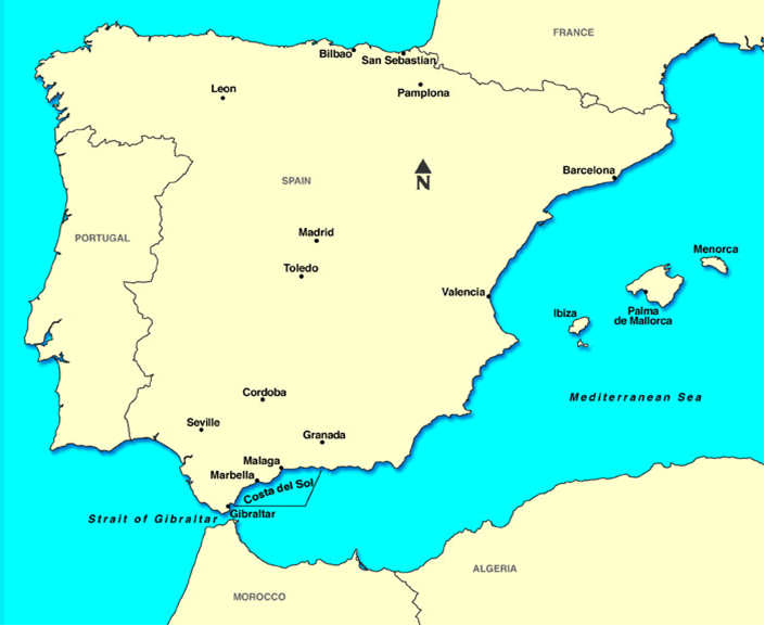 Spain Map